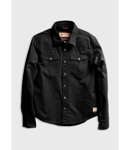 IRON AND RESIN Fenceline Shirt Cotton Duck Canvas Jacket Black