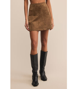Z SUPPLY CIERA SUEDE MINI SKIRT