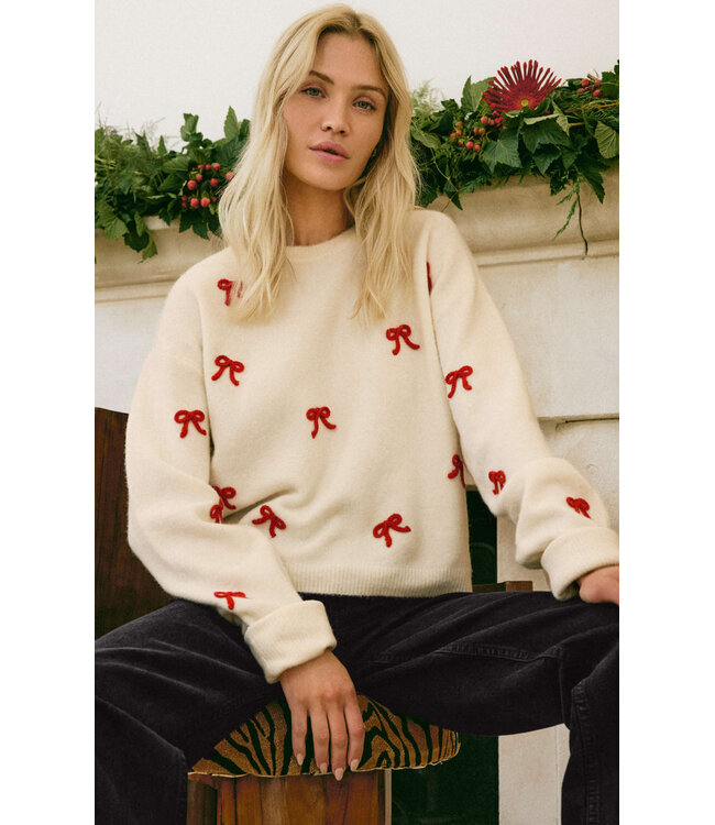 Z SUPPLY TIE THE RIBBON SWEATER