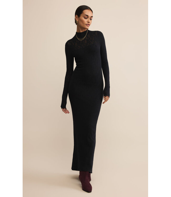 Z SUPPLY ADEN MESH SWEATER DRESS