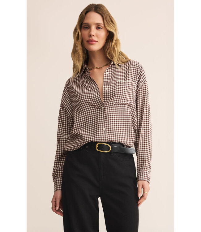 Z SUPPLY RIVER PLAID JACKET