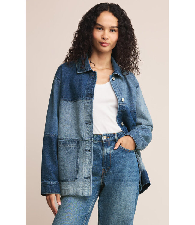 Z SUPPLY ON THE ROAD COLOR BLOCK JACKET