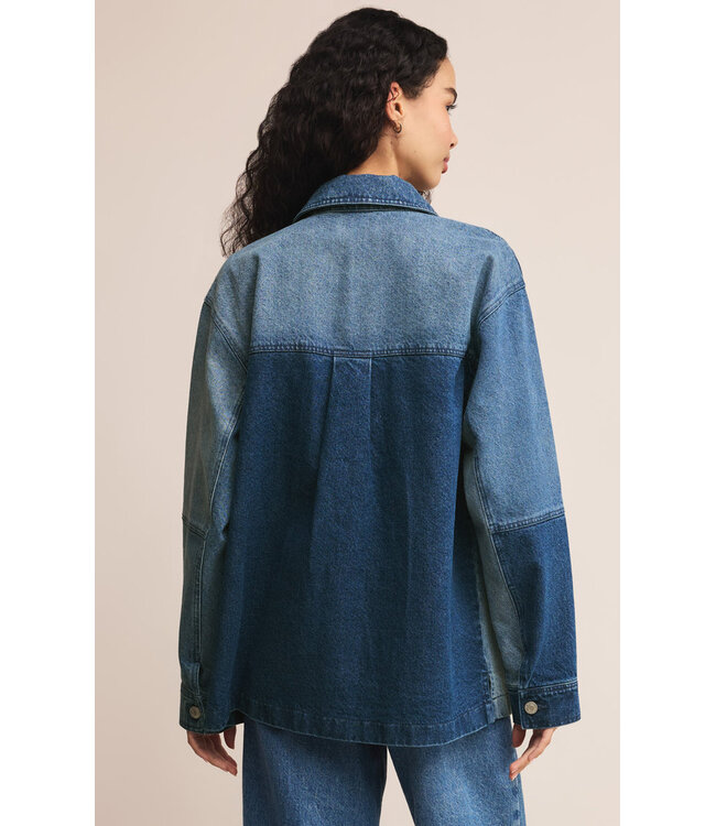 Z SUPPLY ON THE ROAD COLOR BLOCK JACKET