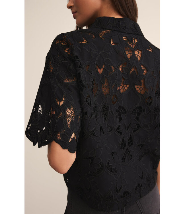 Z SUPPLY MIDNIGHT LACE TOP