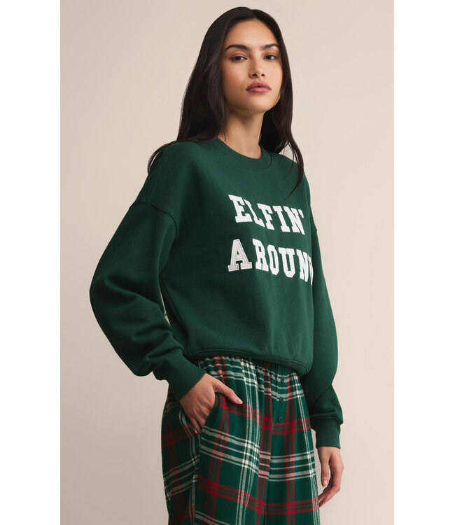 Z SUPPLY HOLIDAY SWEATSHIRT