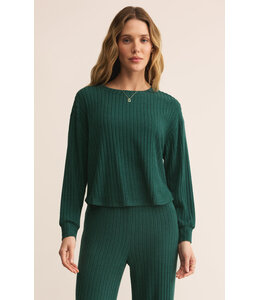 Z SUPPLY ELFIE RIB LS TOP