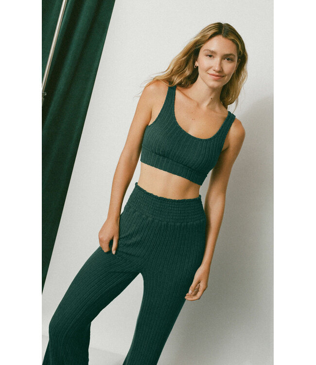 Z SUPPLY DAWN SMOCKED RIB PANT