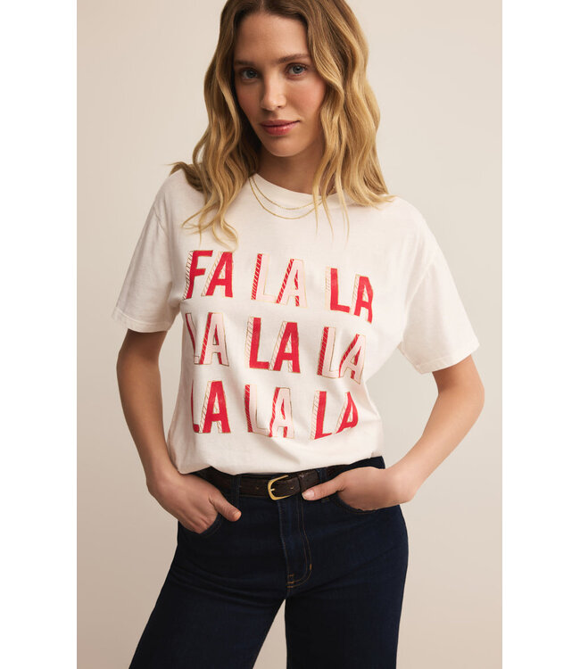 Z SUPPLY FALALALA BOYFRIEND TEE