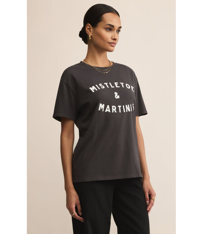 Z SUPPLY MISTLETOE BOYFRIEND TEE