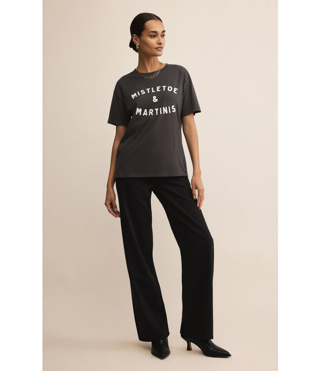 Z SUPPLY MISTLETOE BOYFRIEND TEE