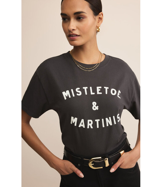 Z SUPPLY MISTLETOE BOYFRIEND TEE