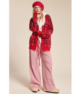 MIMOSA CRIMSON CHECKER