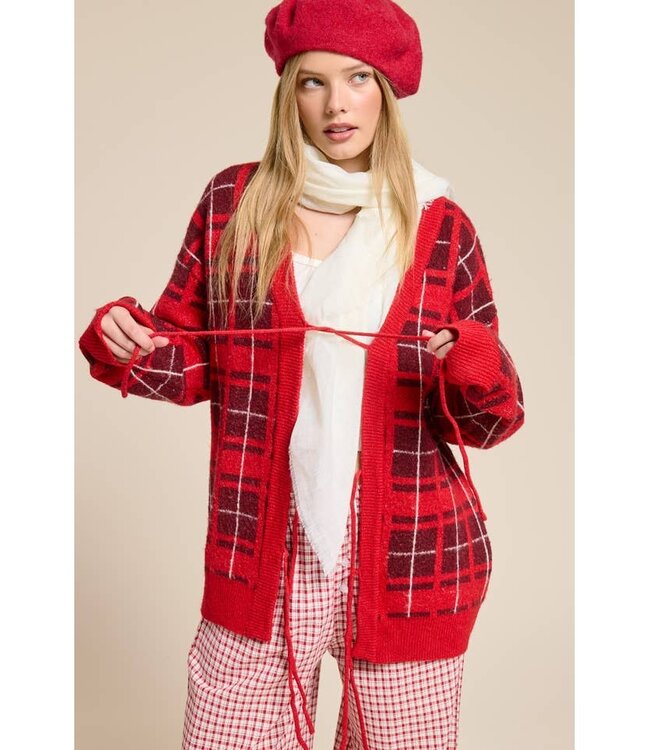 MIMOSA CRIMSON CHECKER