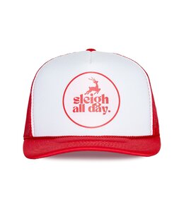 FRIDAY FEELIN SLEIGH ALL DAY TRUCKER HAT