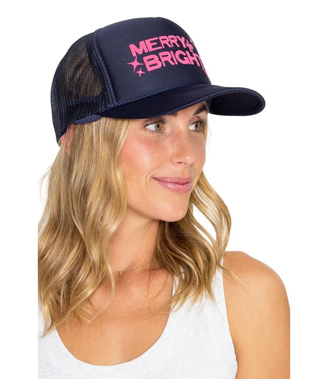 FRIDAY FEELIN MERRY & BRIGHT TRUCKER