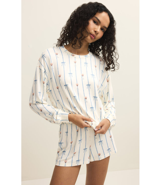 Z SUPPLY COZY ESPRESSO MARTINI LS TOP