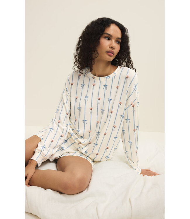 Z SUPPLY COZY ESPRESSO MARTINI LS TOP