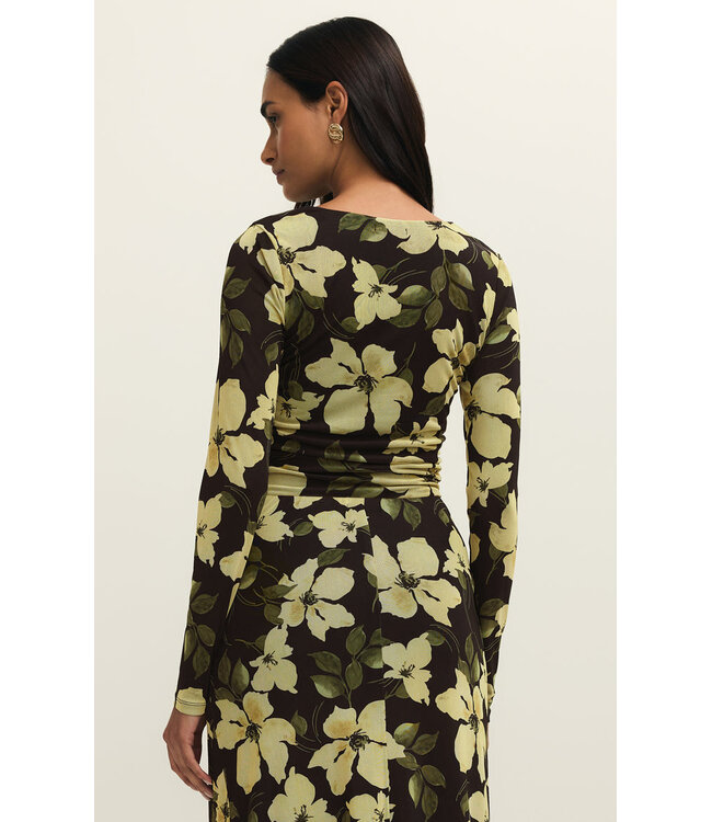 Z SUPPLY TAYSHA REN FLORAL MESH TOP