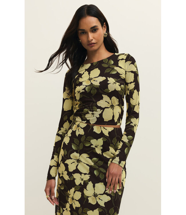 Z SUPPLY TAYSHA REN FLORAL MESH TOP