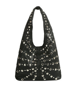JOIA STUDDED SHOULDER BAG