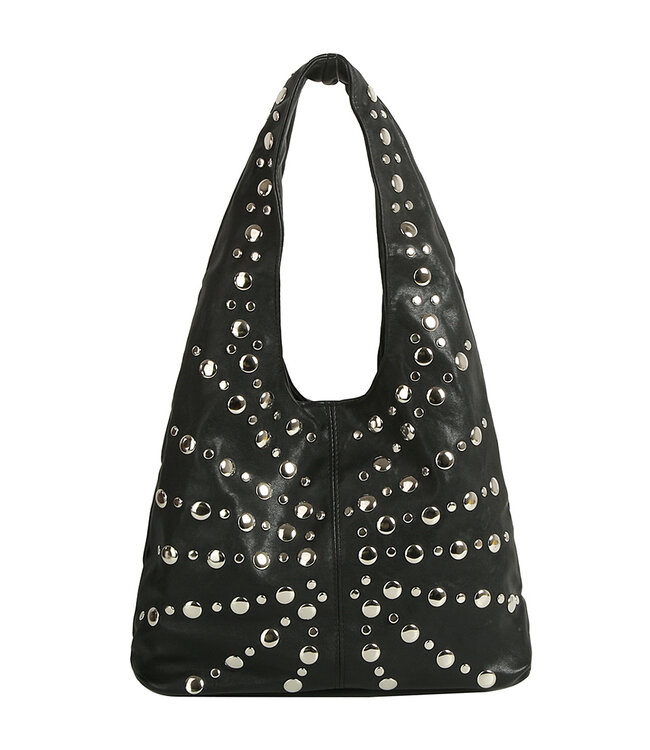 JOIA STUDDED SHOULDER BAG