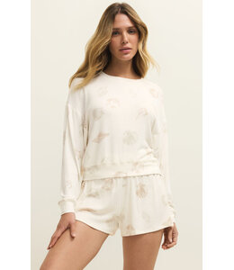 Z SUPPLY BISOUS SHELL LS TOP