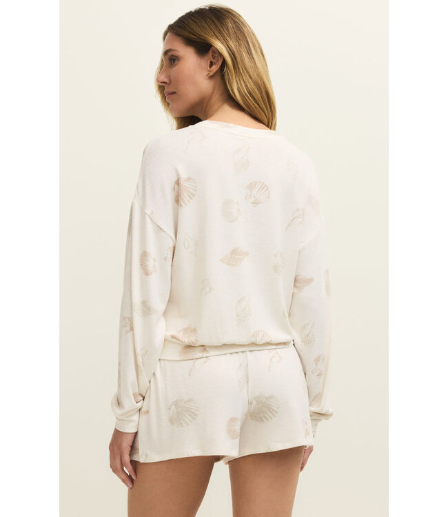 Z SUPPLY BISOUS SHELL LS TOP