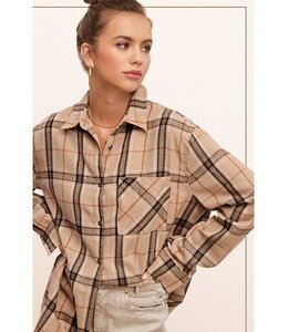 MIOU MUSE LOOSE FIT BUTTON DOWN
