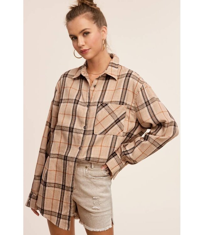 MIOU MUSE LOOSE FIT BUTTON DOWN