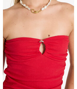 Billabong LOTTIE HALL SPLASHER KNT TUBE TOP