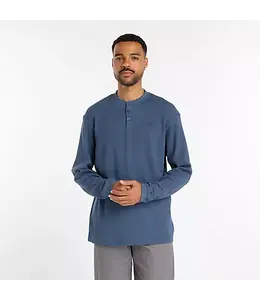 NEW BALANCE WAFFLE KNIT LS HENLY