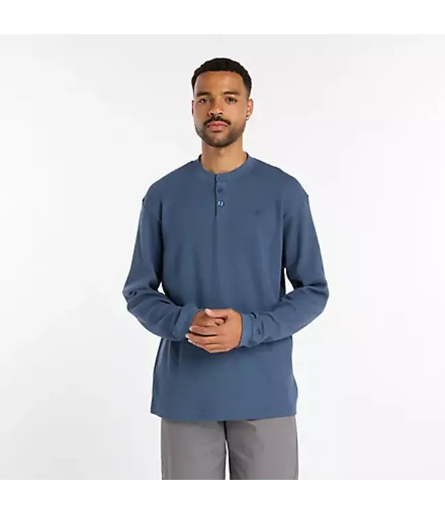 NEW BALANCE WAFFLE KNIT LS HENLY