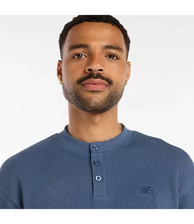 NEW BALANCE WAFFLE KNIT LS HENLY