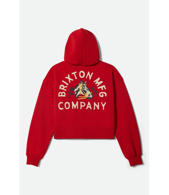 Brixton TROPHY HORSE CROPPED ZIP HOOD