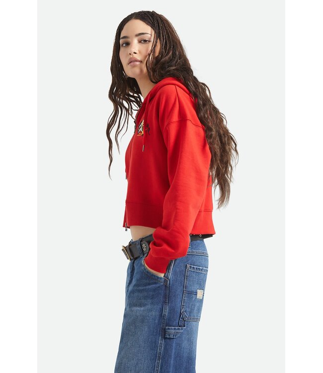 Brixton TROPHY HORSE CROPPED ZIP HOOD