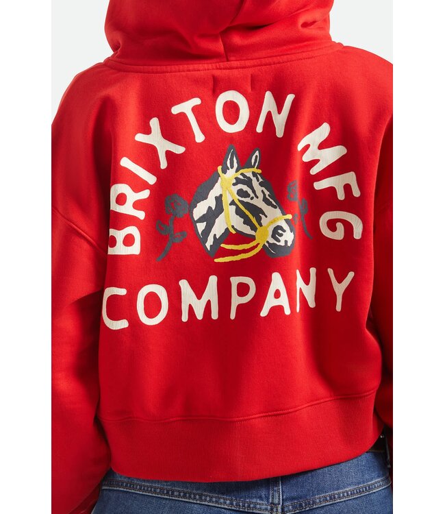 Brixton TROPHY HORSE CROPPED ZIP HOOD