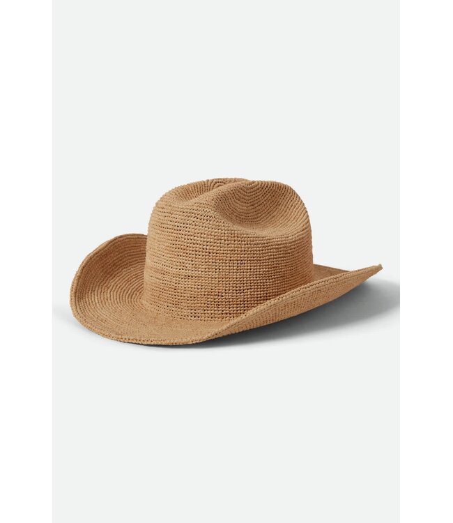 Brixton ODESSA STRAW PACKABLE COWBOY HAT