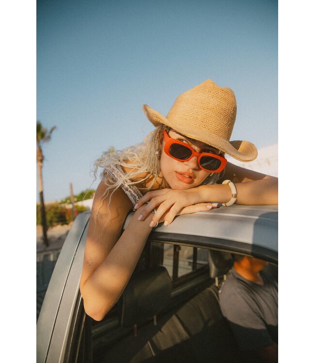 Brixton ODESSA STRAW PACKABLE COWBOY HAT