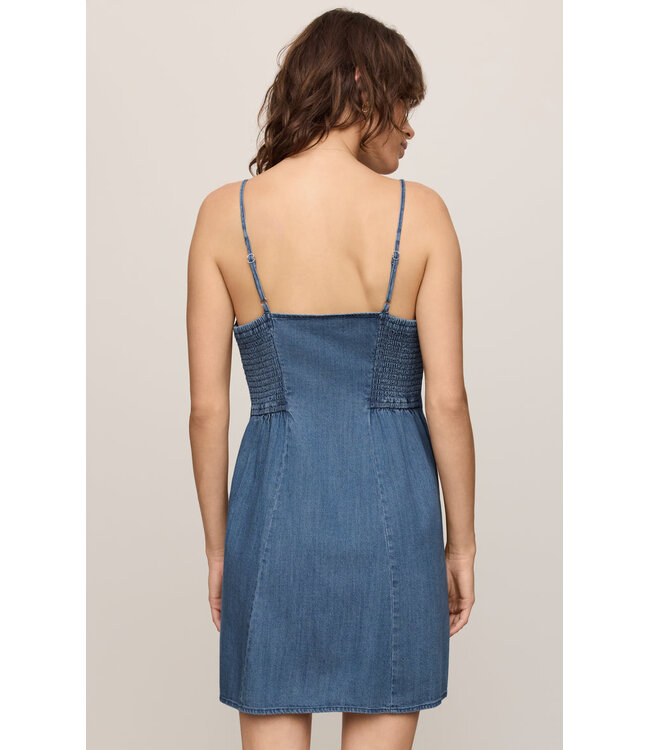 Z SUPPLY ANGEL EYES DENIM MINI DRESS
