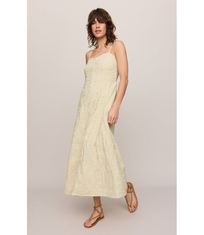 Z SUPPLY ANGEL EYES TEXTURED MIDI DRESS