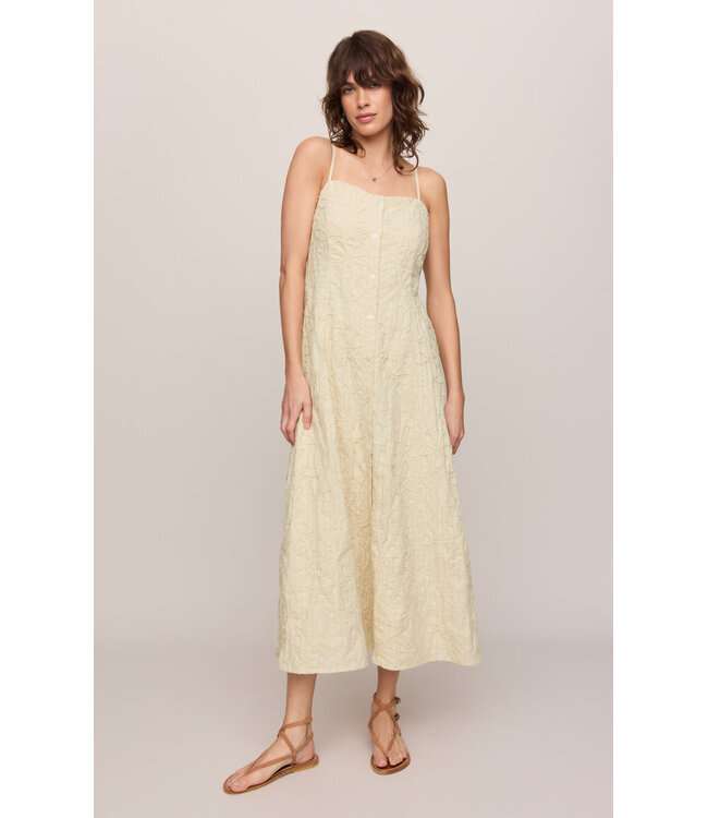 Z SUPPLY ANGEL EYES TEXTURED MIDI DRESS