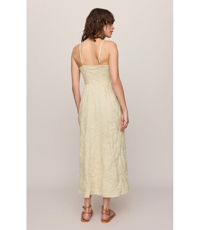 Z SUPPLY ANGEL EYES TEXTURED MIDI DRESS