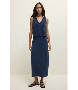 Z SUPPLY NOELLE JERSEY DENIM TOP