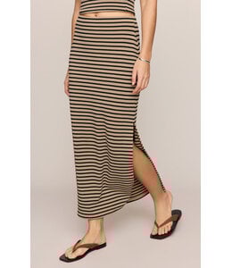Z SUPPLY AINSLIE STRIPE MIDI SKIRT