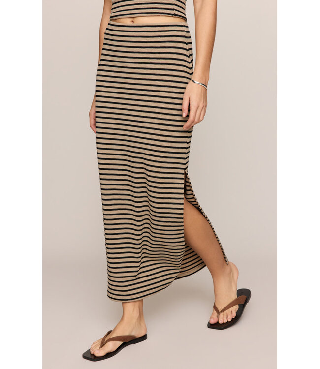Z SUPPLY AINSLIE STRIPE MIDI SKIRT