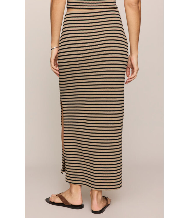Z SUPPLY AINSLIE STRIPE MIDI SKIRT