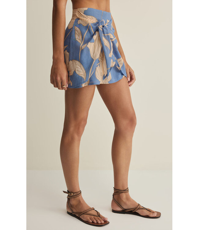 Z SUPPLY LORNA BLOOM FLORAL MINI SKIRT