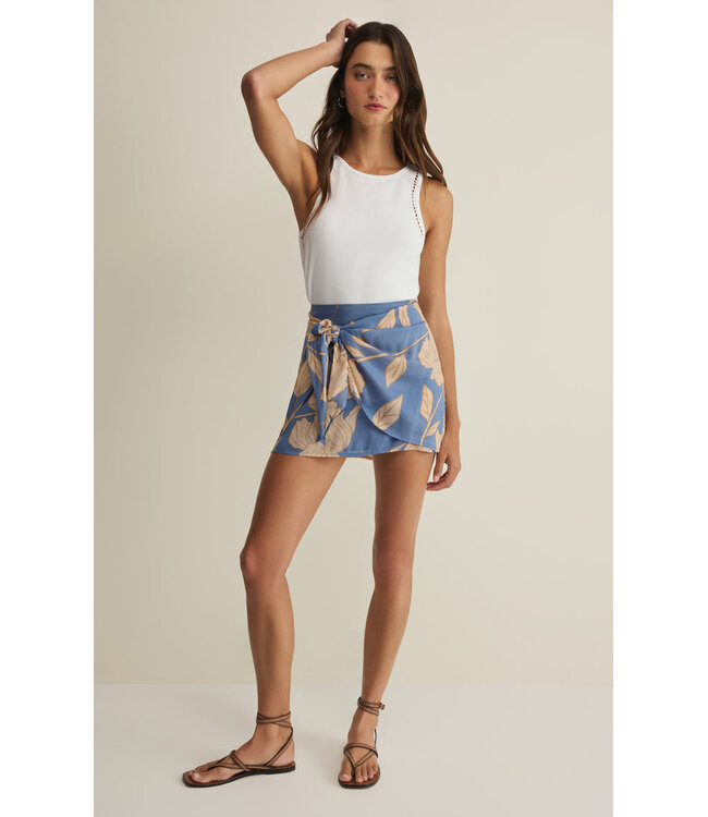 Z SUPPLY LORNA BLOOM FLORAL MINI SKIRT