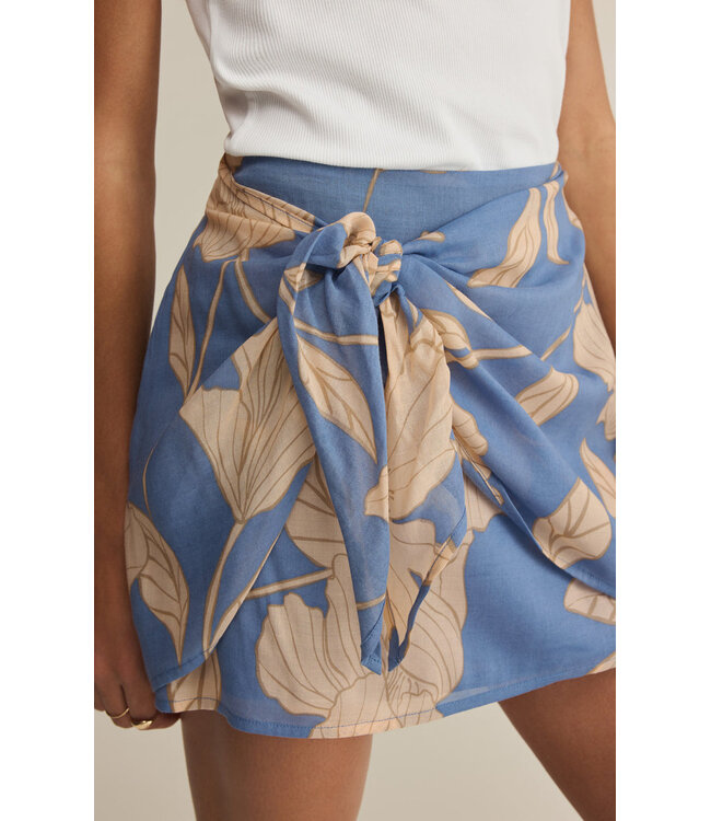 Z SUPPLY LORNA BLOOM FLORAL MINI SKIRT