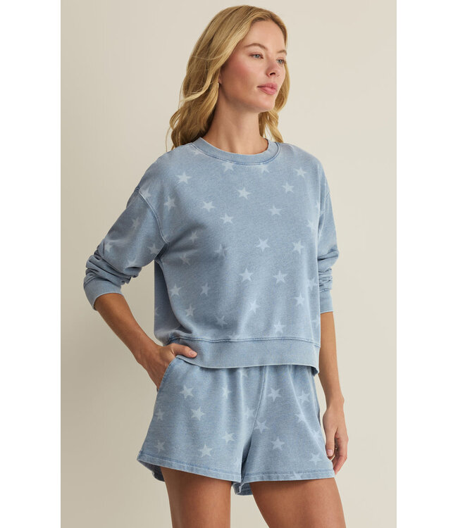 Z SUPPLY WRITTEN STARS SWEATSHIRT